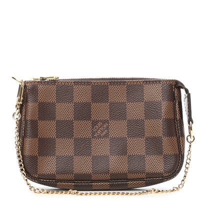 Louis Vuitton Damier Ebene Mini Pochette Accessories 1 of 7