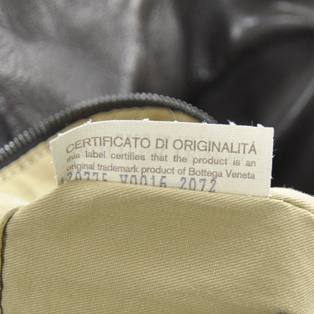 Nappa Intrecciato Tote Ebano