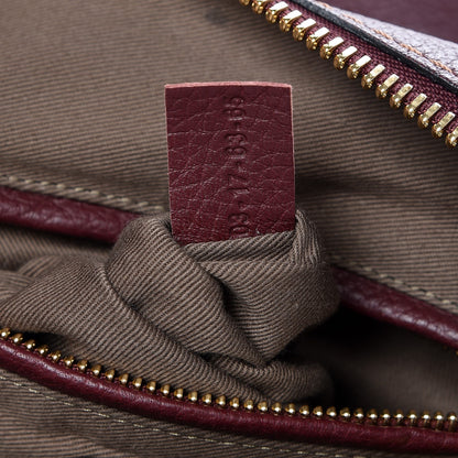 Chloe Calfskin Medium Marcie Satchel Wine Purple 8 of 10