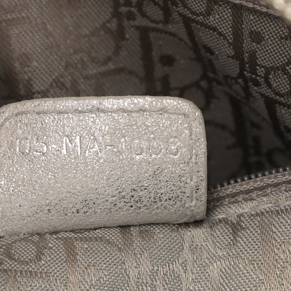 Christian Dior Metallic Lambskin Cannage Medium Lady Dior Silver 6 of 15