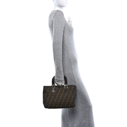 Fendi Zucca Small Holdall Tote Tobacco 2 of 12