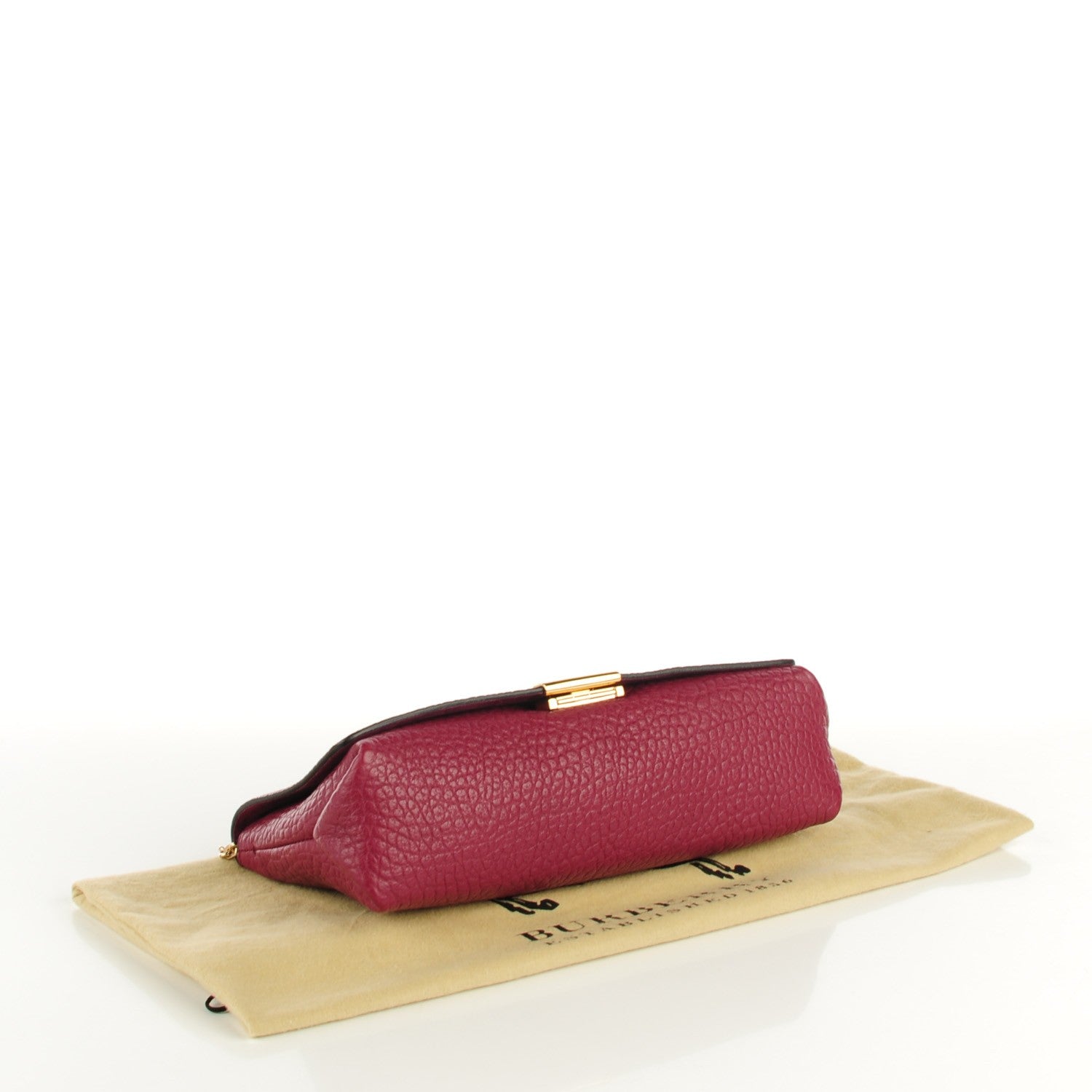 Burberry Signature Grain Medium Mildenhall Crossbody Bag Dark Plum 5 of 10