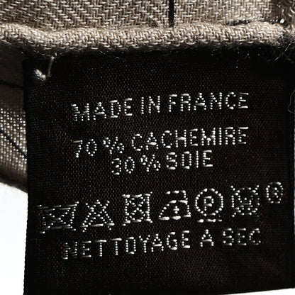 Hermes Cashmere Silk Patchwork Horse Shawl 140 Naturel Ebene 3 of 6