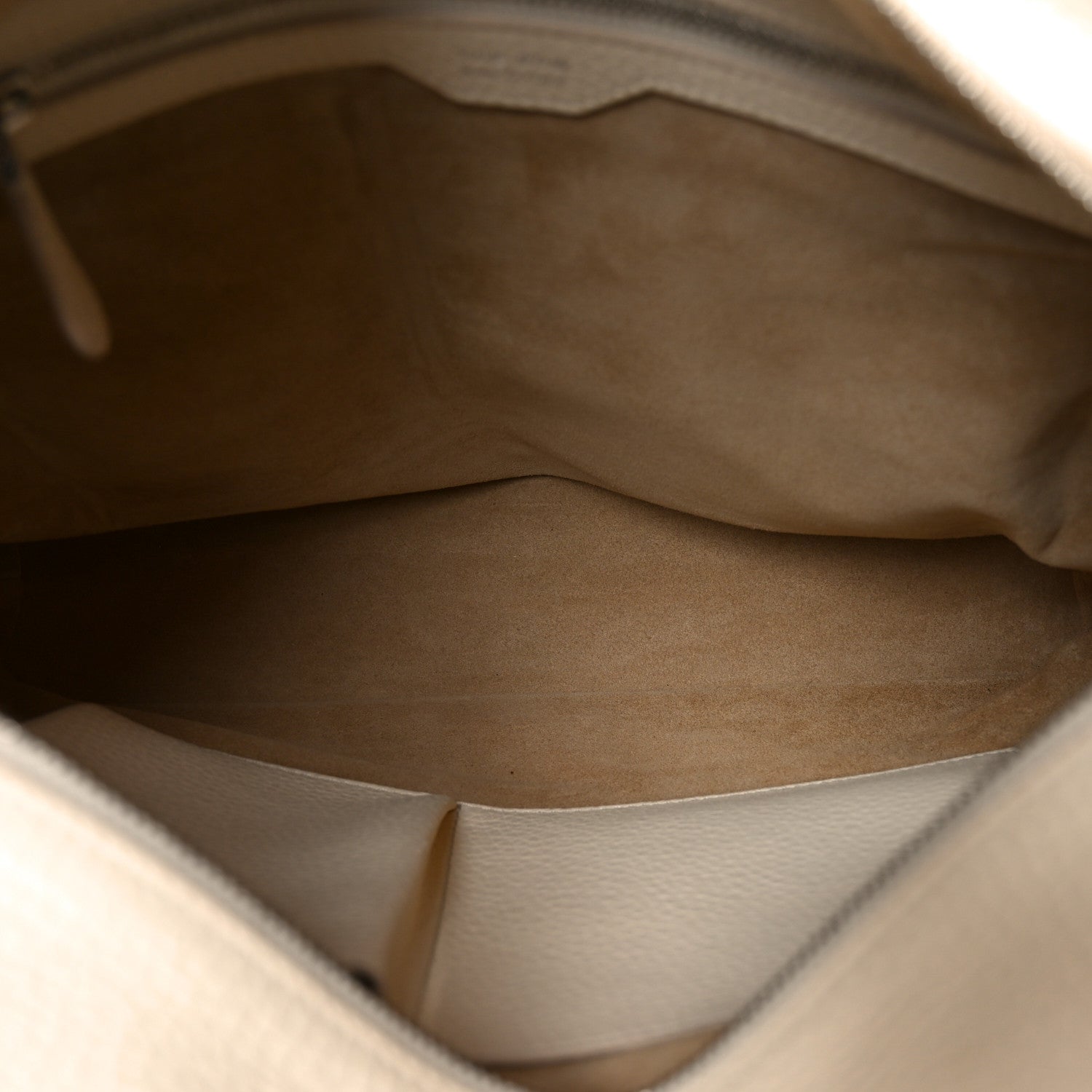 The Row Grained Calfskin Medium Portfolio Tote Ivory 5 of 10