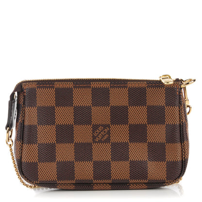 Louis Vuitton Damier Ebene Mini Pochette Accessories 1 of 7