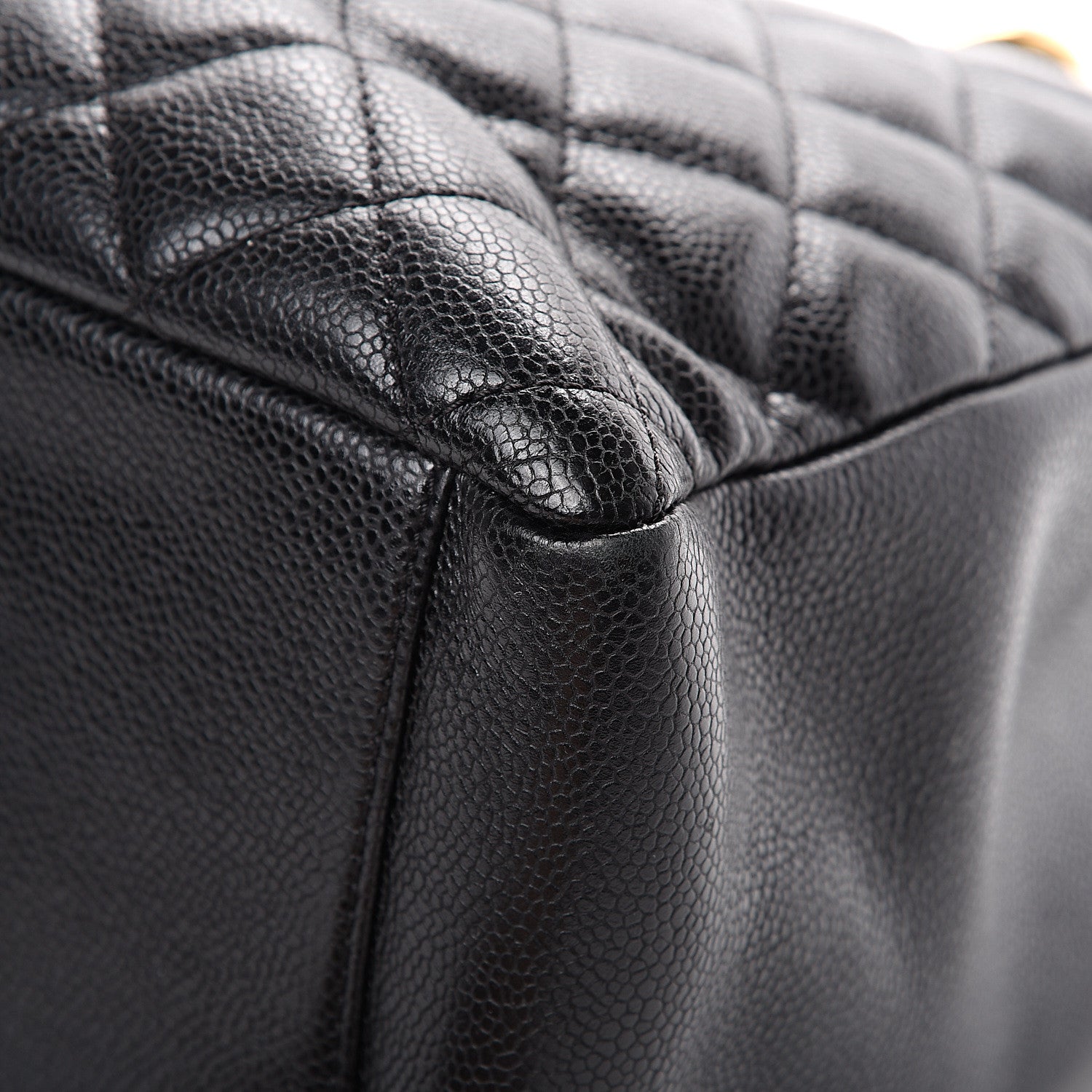 Chanel Caviar Quilted Grand Shopping Tote GST Black 9 of 13