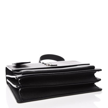 Saint Laurent Grained Calfskin Monogram Sunset Black 4 of 11