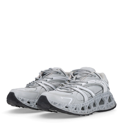Christian Dior Technical Mesh Calfskin Mens B35 NXXT Sneakers 42 Grey 4 of 10