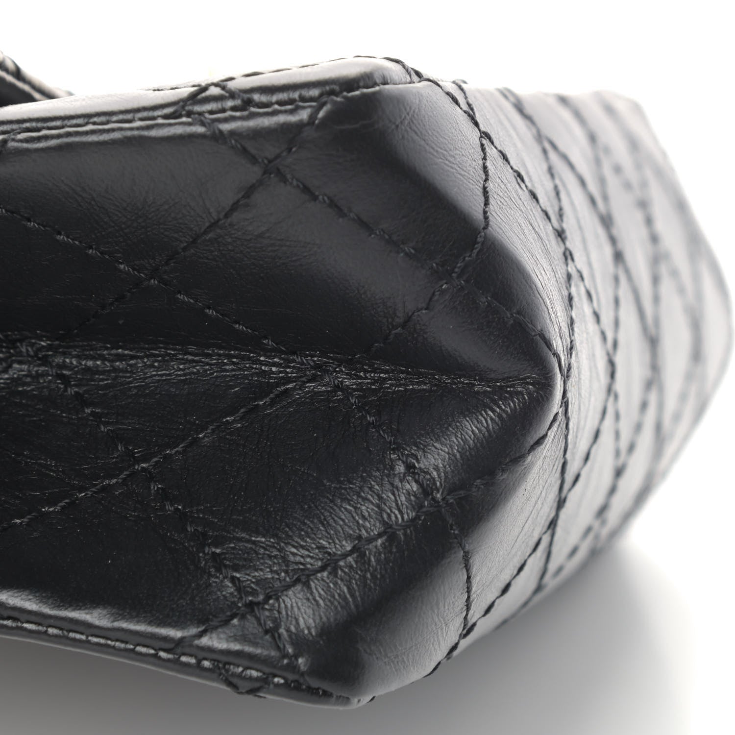 Chanel Aged Calfskin Quilted 2.55 Reissue Mini Flap Black 5 of 5