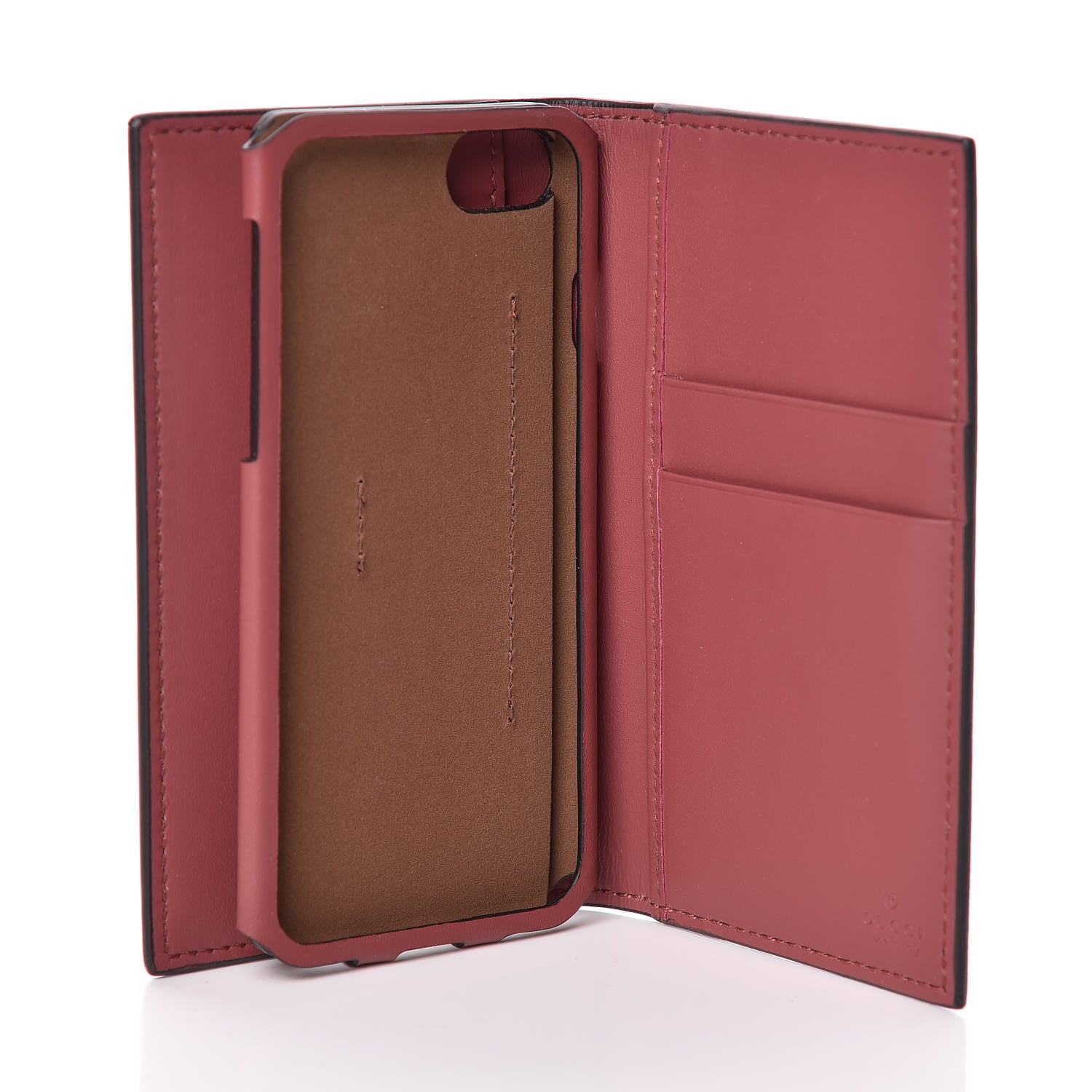 Gucci GG Supreme Monogram Blooms iPhone 7/8 Case Wallet Beige Multicolor Dry Rose 5 of 7