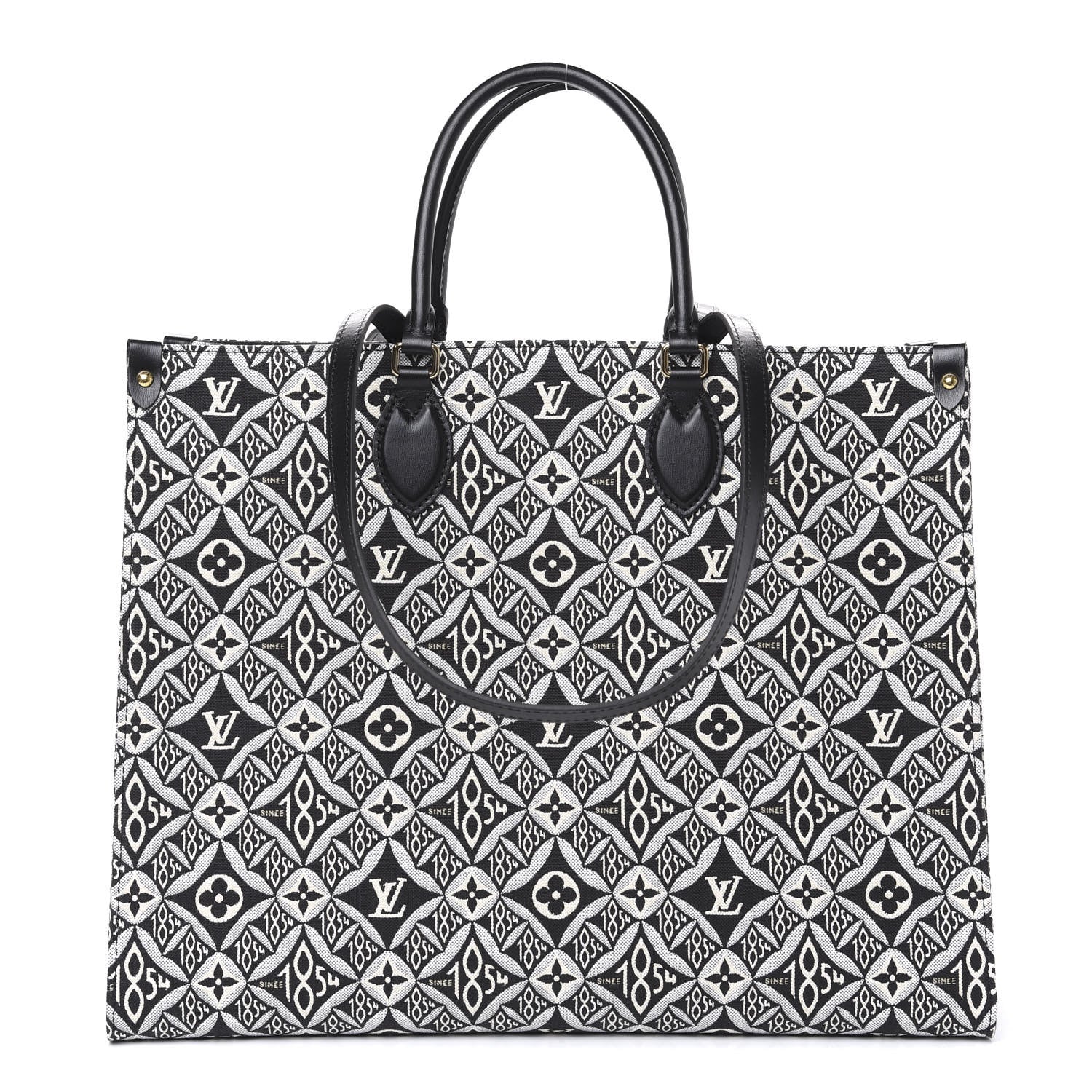 Louis Vuitton Jacquard Since 1854 Onthego GM Grey 1 of 8