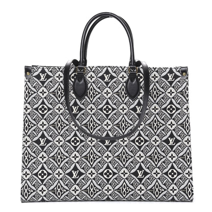 Louis Vuitton Jacquard Since 1854 Onthego GM Grey 1 of 8