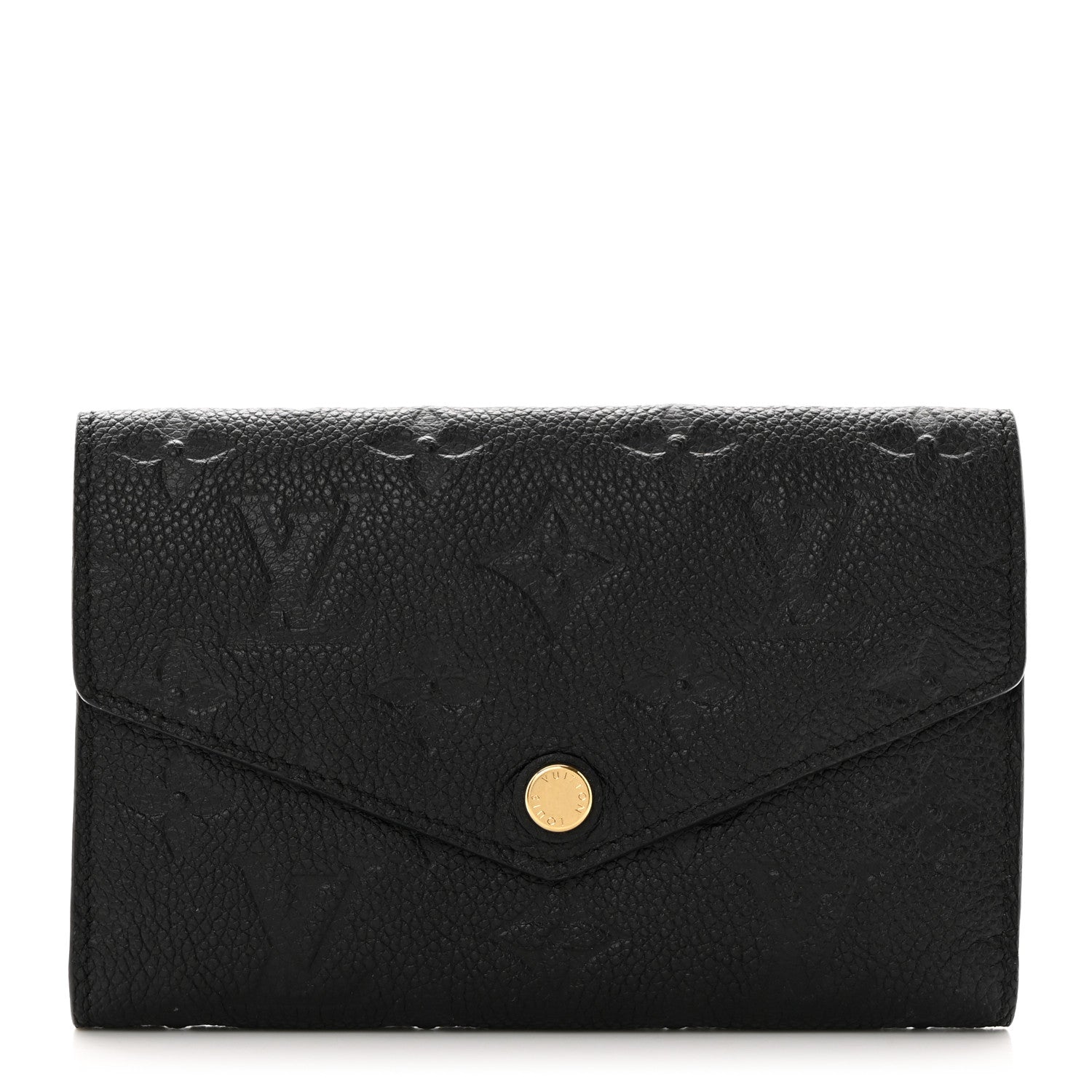 Louis Vuitton Empreinte Compact Curieuse Wallet Black 1 of 8