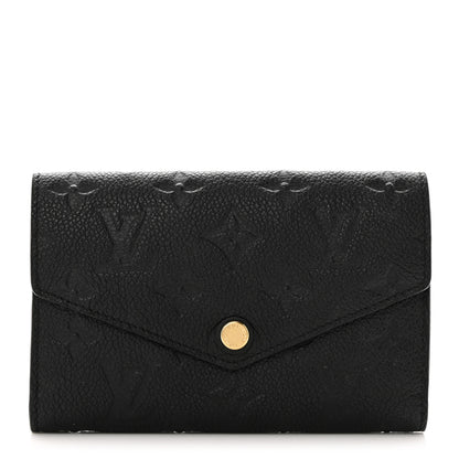 Louis Vuitton Empreinte Compact Curieuse Wallet Black 1 of 8