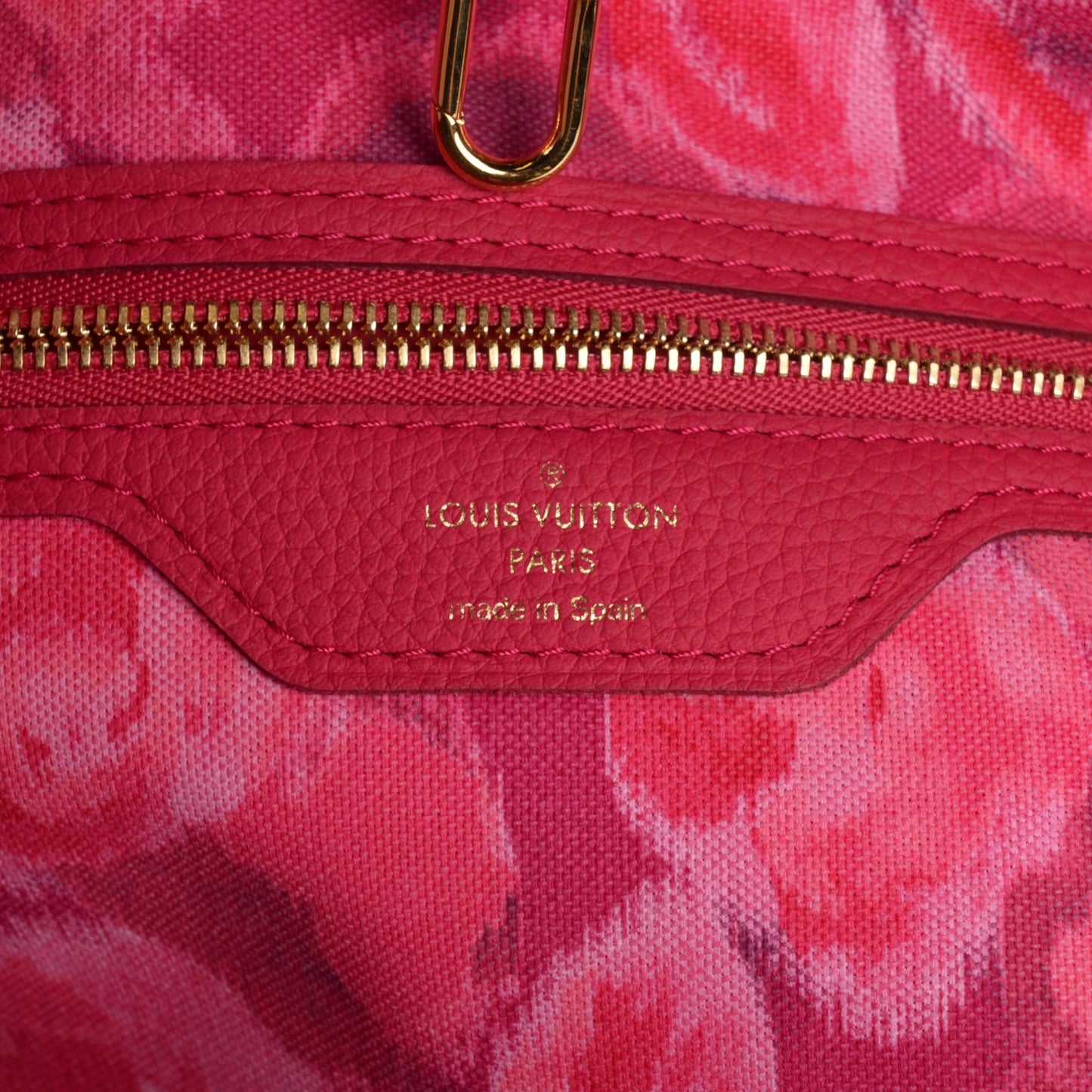 Monogram Articles de Voyage Ikat Neverfull MM Rose Indien