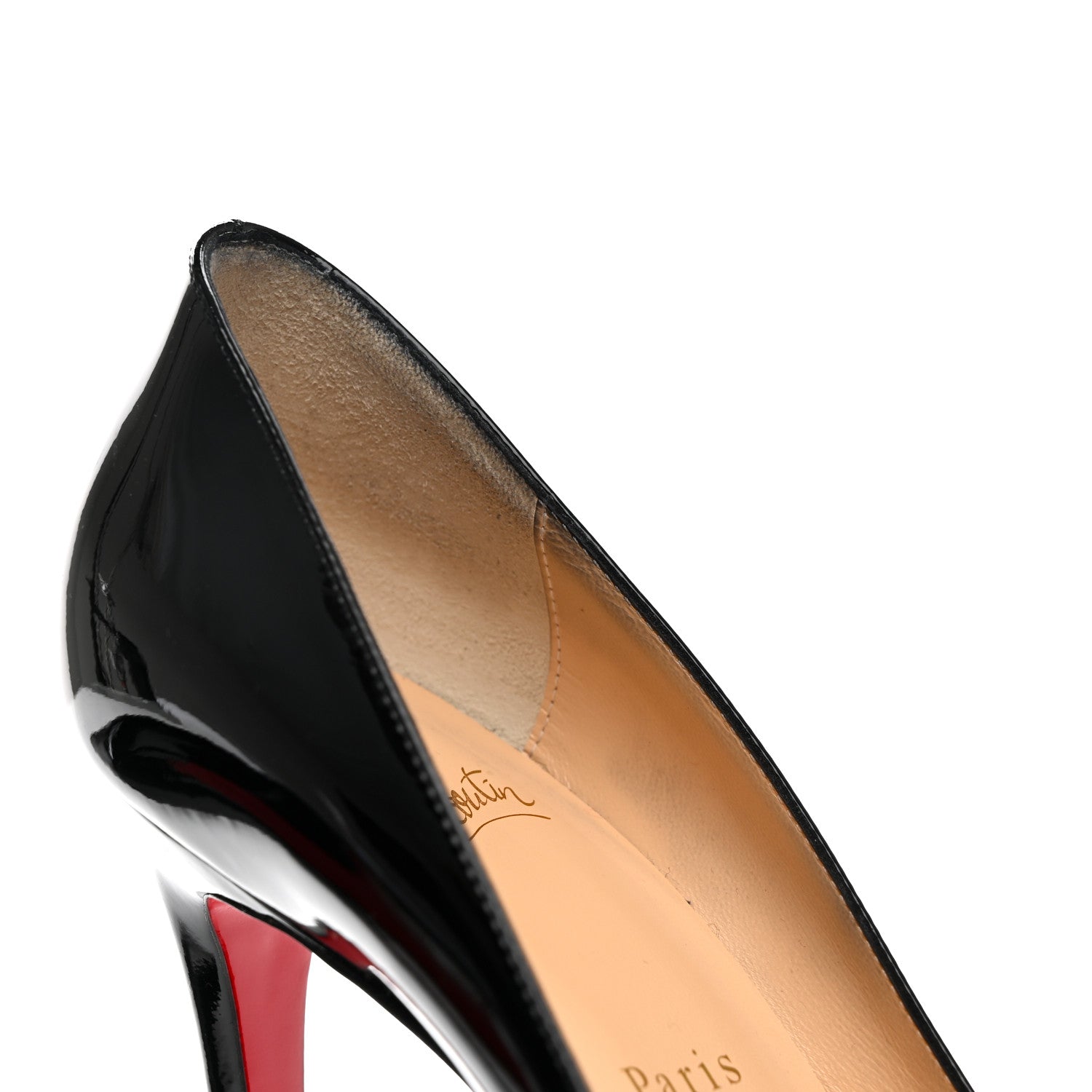 Christian Louboutin Patent Pigalle 100 Pumps 38 Black 10 of 13