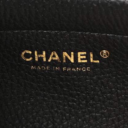 Chanel Grained Calfskin Stitched Urban Essentials Small Shopping Bag Black 6 of 10