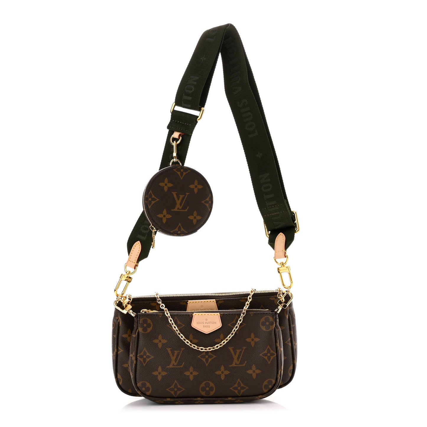 Monogram Multi Pochette Accessories Kaki