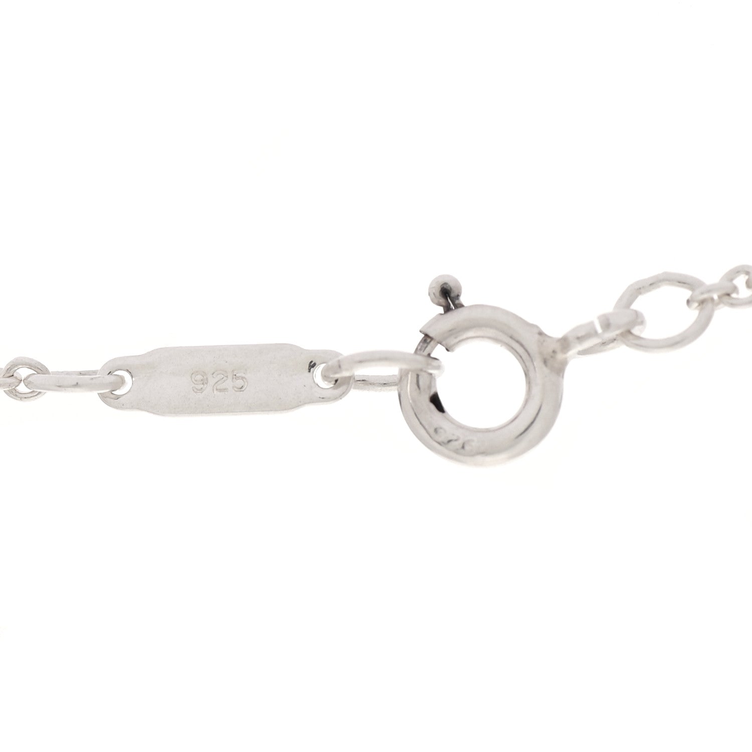 Tiffany Sterling Silver Diamond Small Daisy Key Pendant Necklace 6 of 6