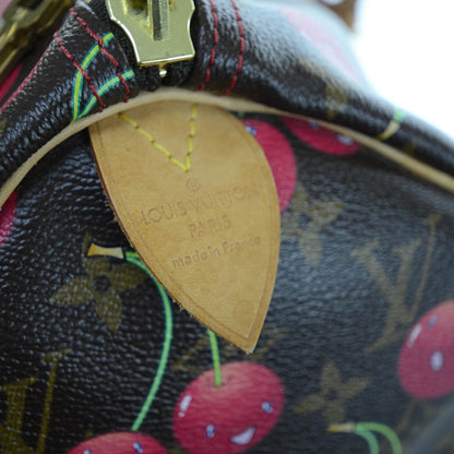 Louis Vuitton Monogram Cerises Keepall 45 7 of 11