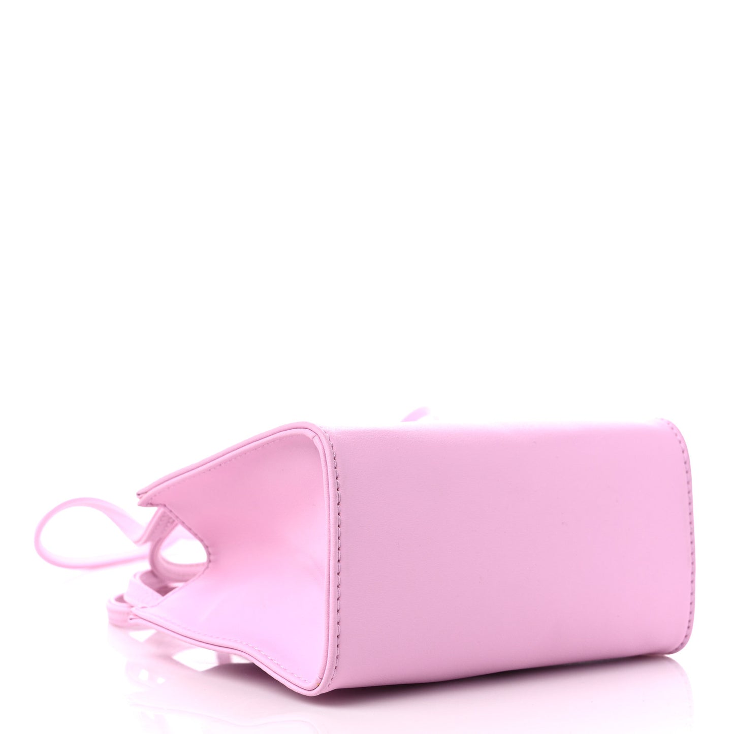 Vegan Leather Small Shopping Bag Bubblegum