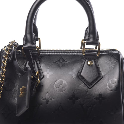 Louis Vuitton Monogram Ink Speedy BB Black 8 of 10