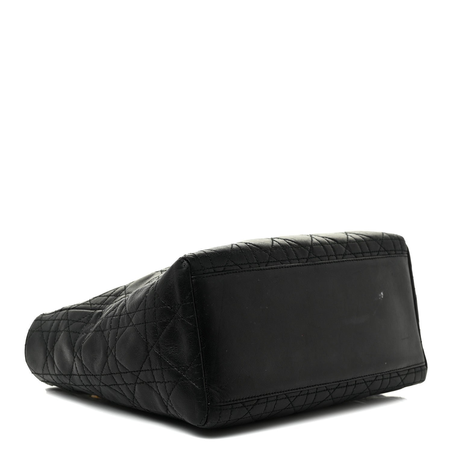 Christian Dior Lambskin Cannage Medium Lady Dior Black 4 of 30