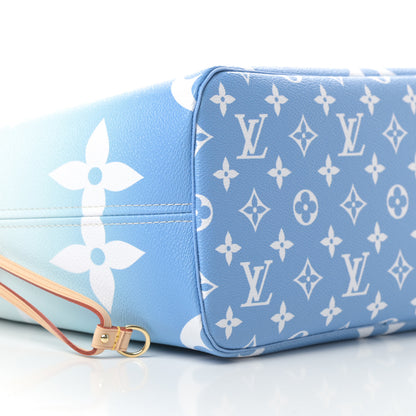 Louis Vuitton Monogram Giant By The Pool Neverfull MM Blue 8 of 9
