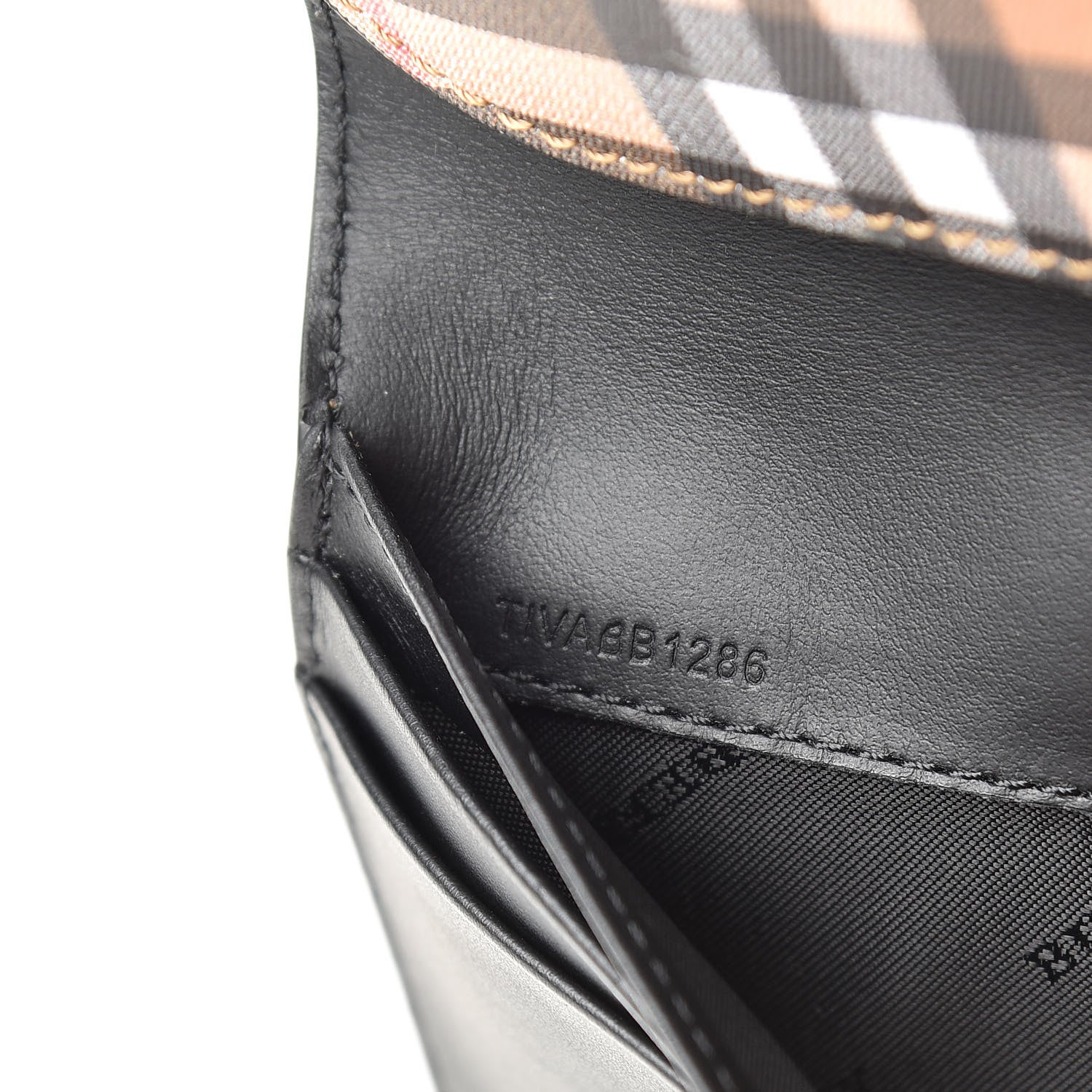 Burberry Vintage Check Henley Wallet Black 8 of 9