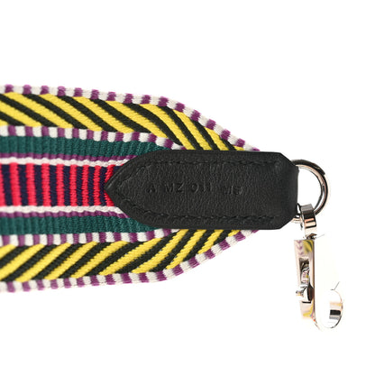 Hermes Toile Swift 50mm Sangle Cavale Shoulder Strap Multicolor Black 3 of 6