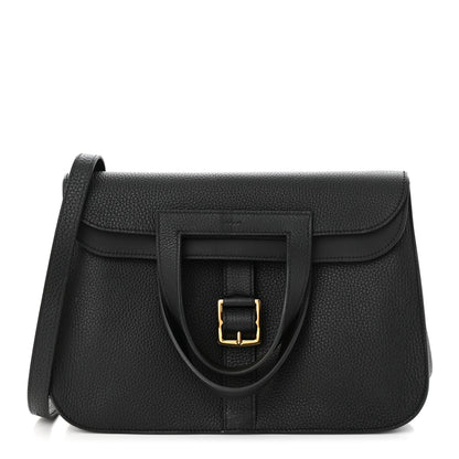 Hermes Taurillon Clemence Halzan 31 GM Black 1 of 13