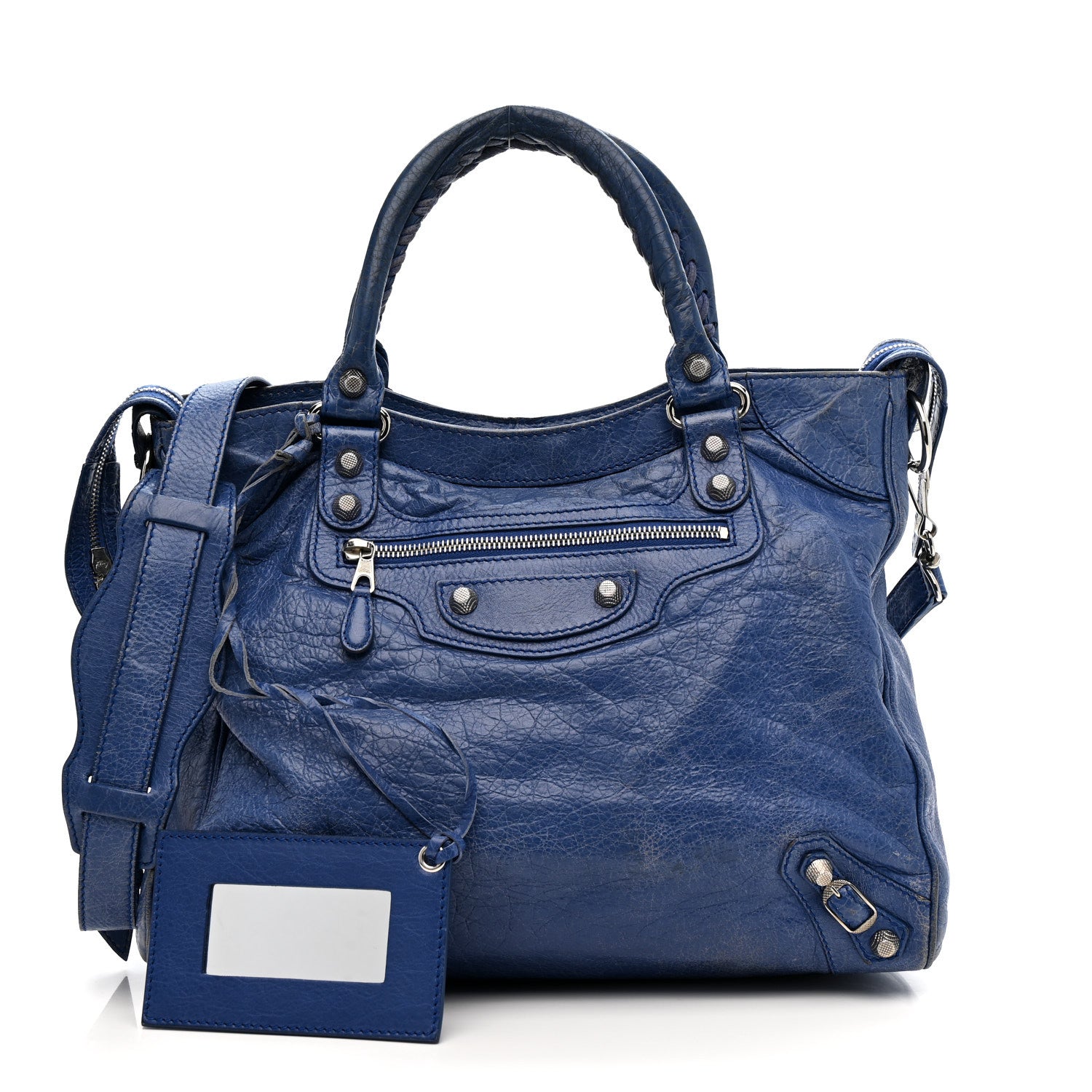 Balenciaga Agneau Giant 12 Silver Hardware Velo Bleu Glacier 3 of 21
