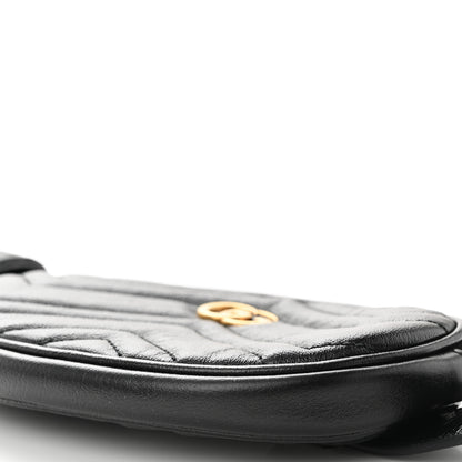 Gucci Calfskin Matelasse GG Marmont 2.0 Multi Belt Bag 85 34 Black 14 of 17