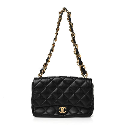 Chanel Lambskin Quilted Large CC Funky Town Flap Black 1 of 10