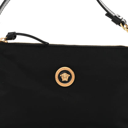 Versace Nylon Tribute Icon Flat Pouch Black 7 of 11