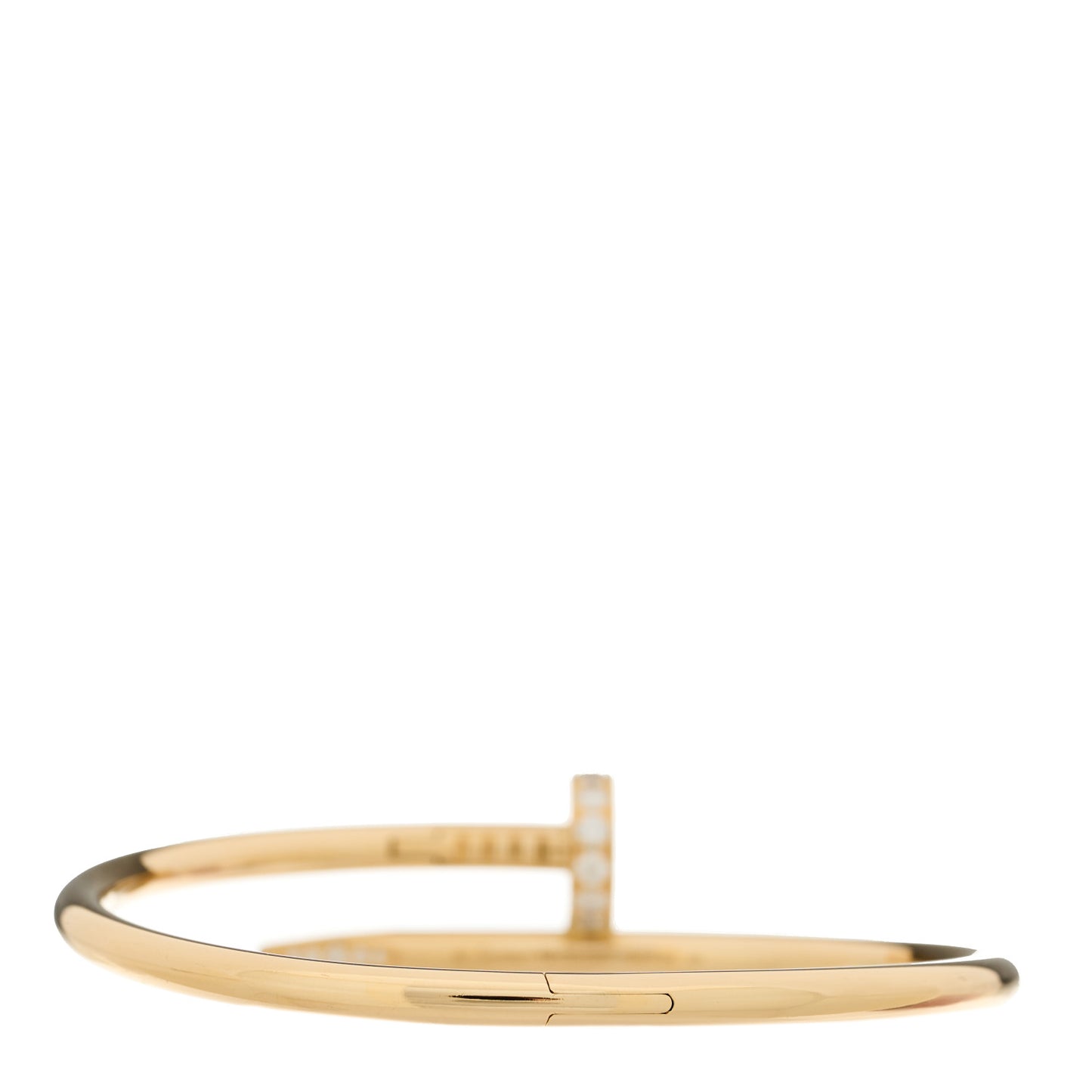 18K Yellow Gold Diamond Juste Un Clou Bracelet 16