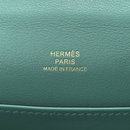 Hermes Swift Kelly Pochette Clutch Vert Verone 6 of 11