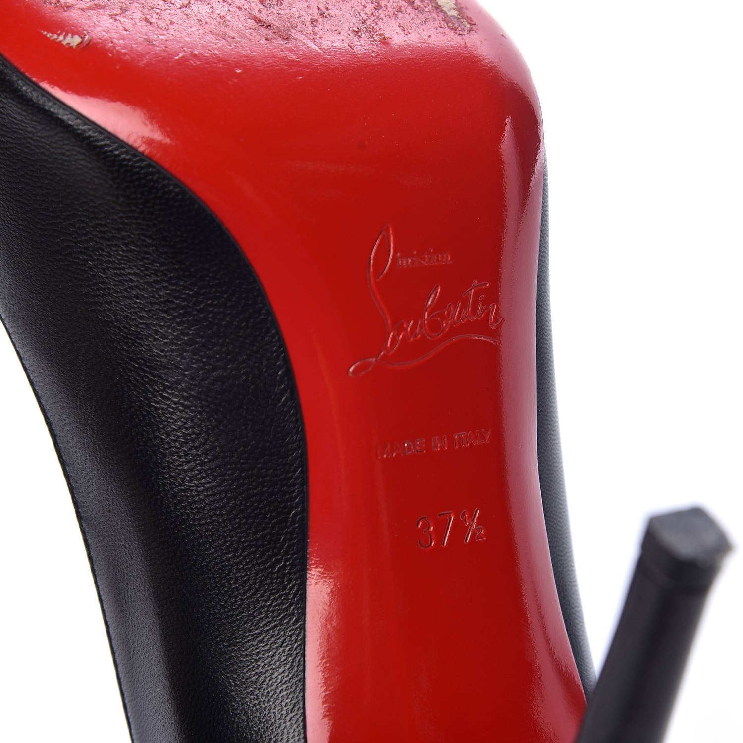 Christian Louboutin Kid Simple 100 Pumps 37.5 Black 8 of 12