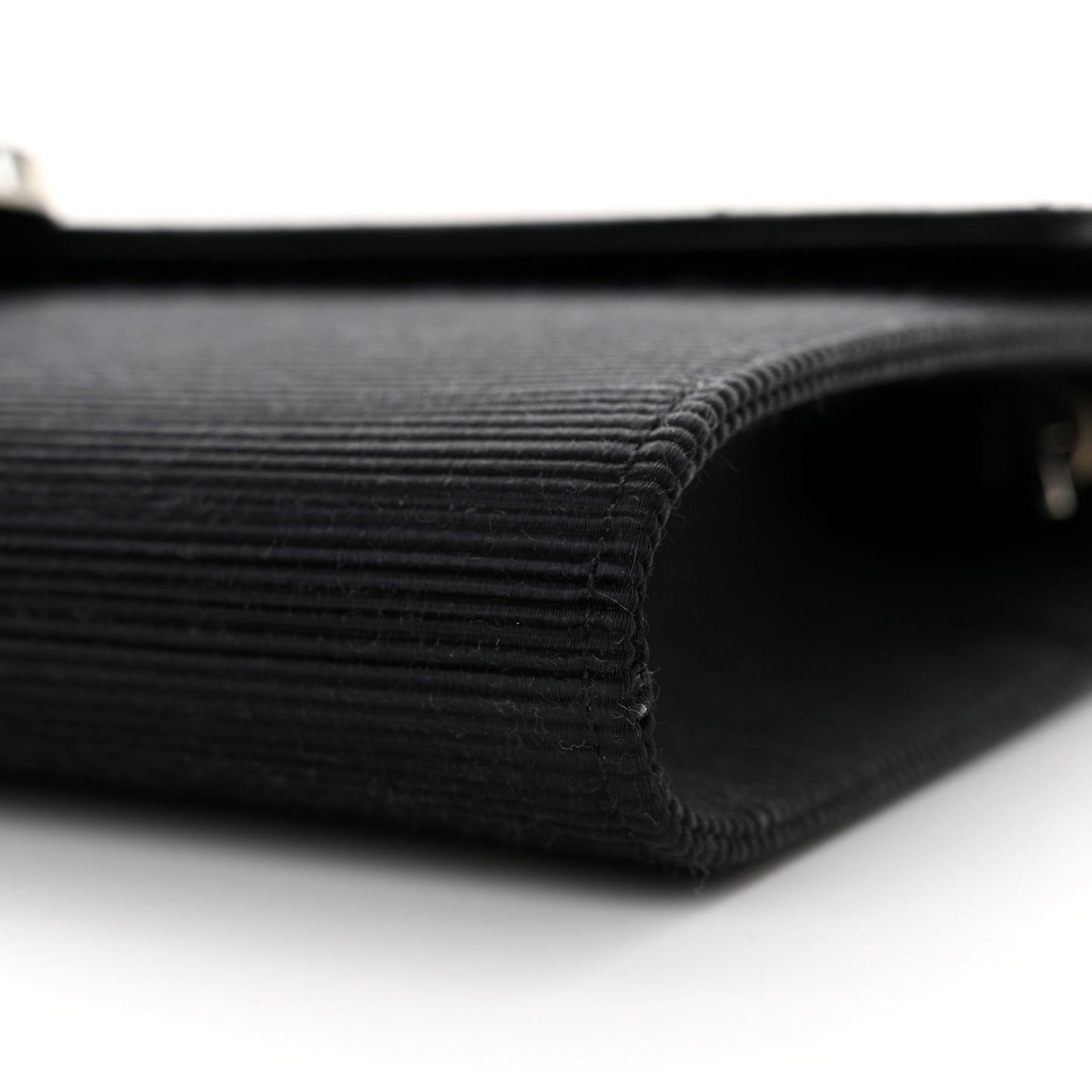 Grosgrain Satin Small Dionysus Shoulder Bag Black