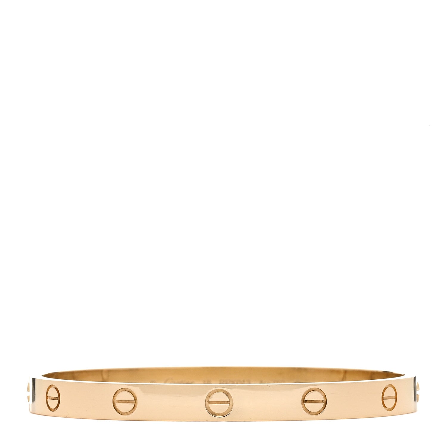 Cartier 18K Yellow Gold LOVE Bracelet 18 1 of 9