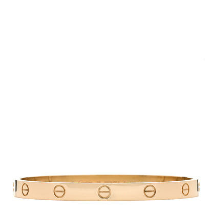Cartier 18K Yellow Gold LOVE Bracelet 18 1 of 9