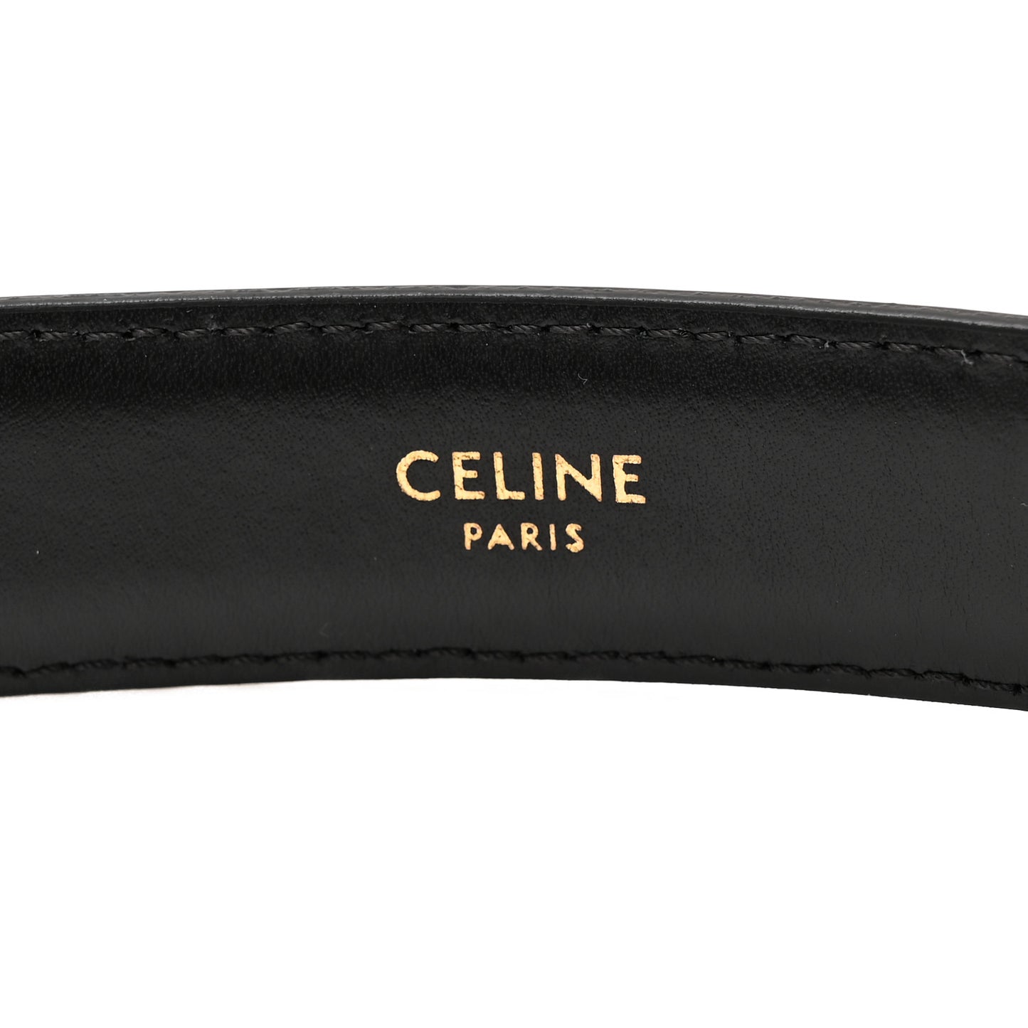 Box Calfskin Medium 25mm Triomphe Belt 75 Black