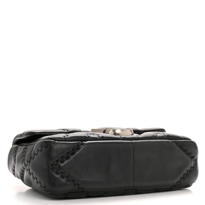 Marc Jacobs Calfskin Quilted J Marc Shoulder Bag Black 4 of 13