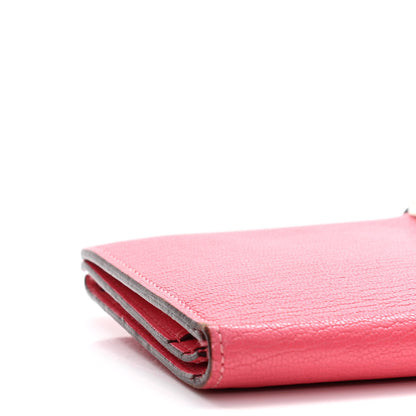 Hermes Chevre Mysore Bearn Gusset Wallet Rose Azalee 8 of 16