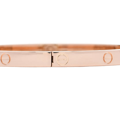 Cartier 18K Pink Gold Small LOVE Bracelet 15 5 of 8