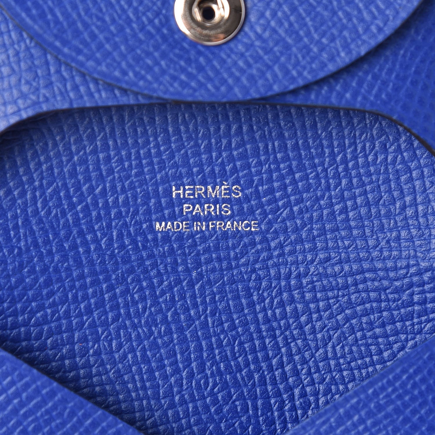 Hermes Epsom Bastia Coin Purse Bleu Electrique 6 of 8