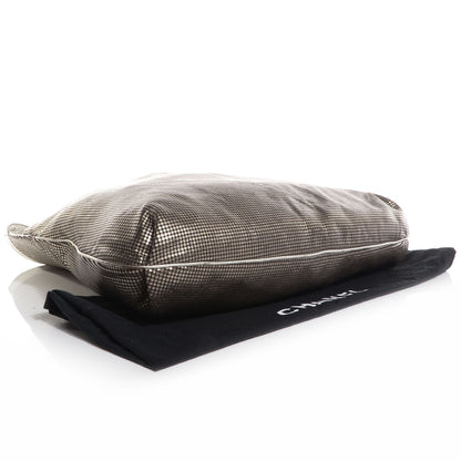 Chanel Metallic Perforated Lambskin Hollywood Hobo Silver 4 of 7