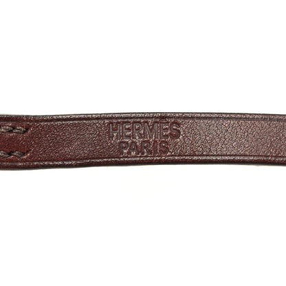 Hermes Swift Hapi 3 MM Triple Tour Bracelet Rouge H 4 of 5