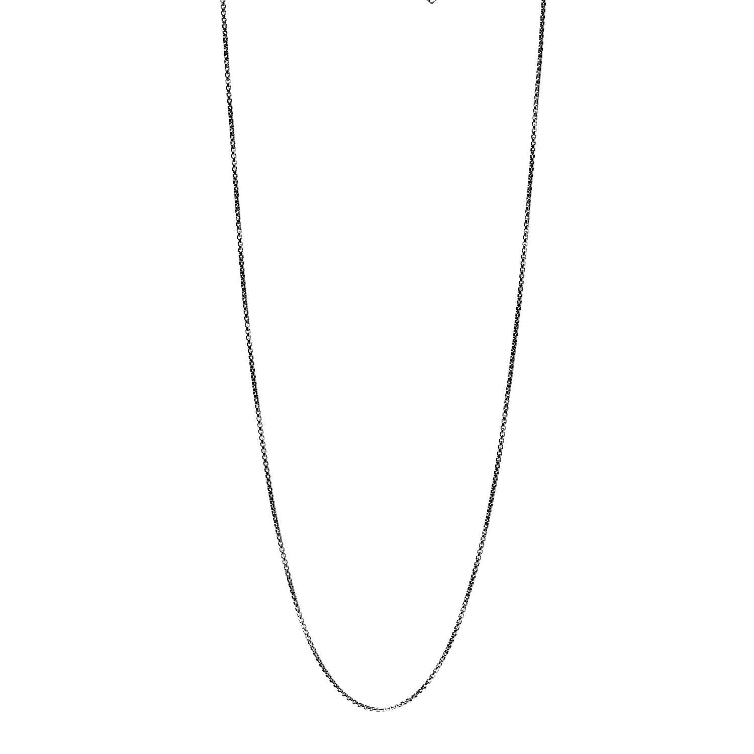 David Yurman Sterling Silver 14K Yellow Gold 2.7mm Box Chain Necklace 36" 1 of 4