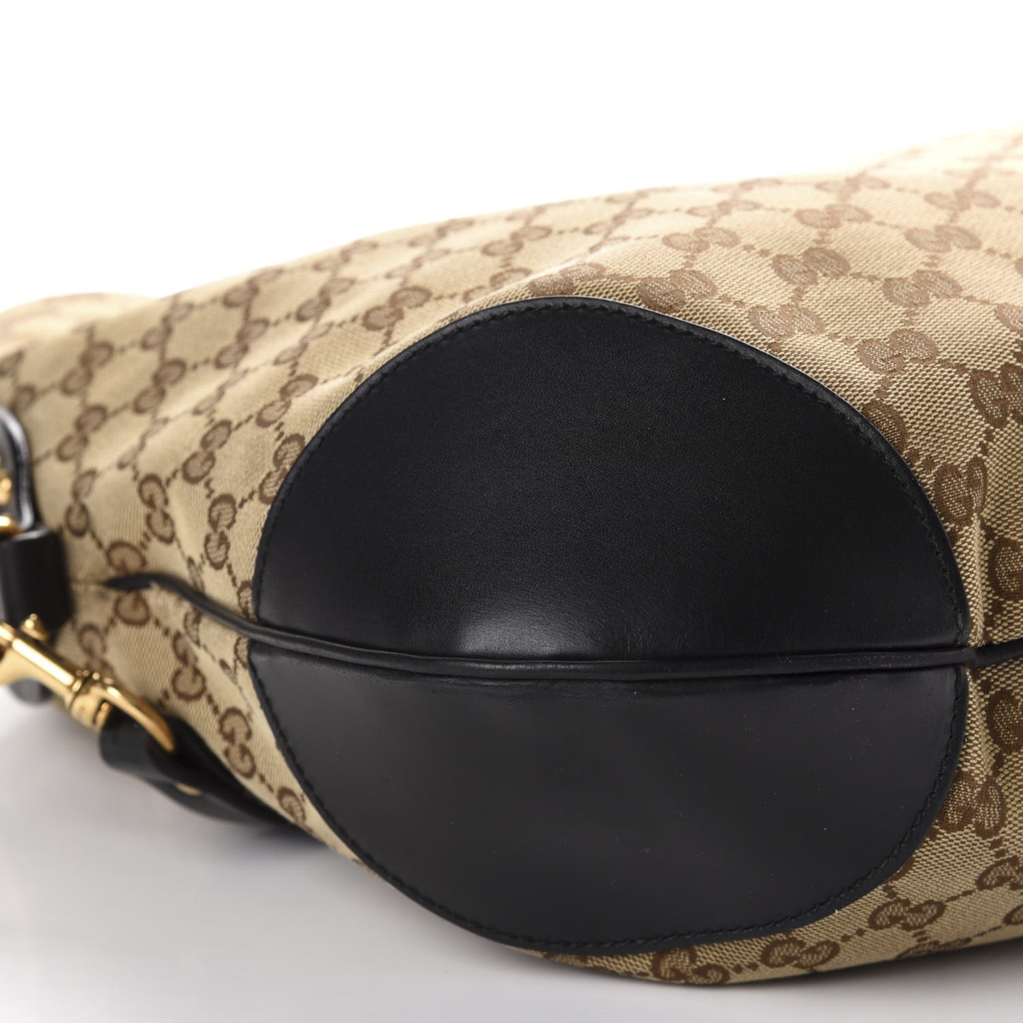 Monogram Medium Patti Stud Hobo Black